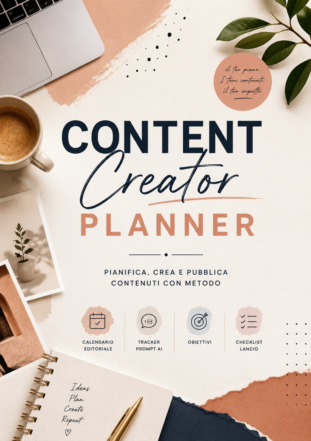 Content Creator Planner — Planner PDF Compilabile
