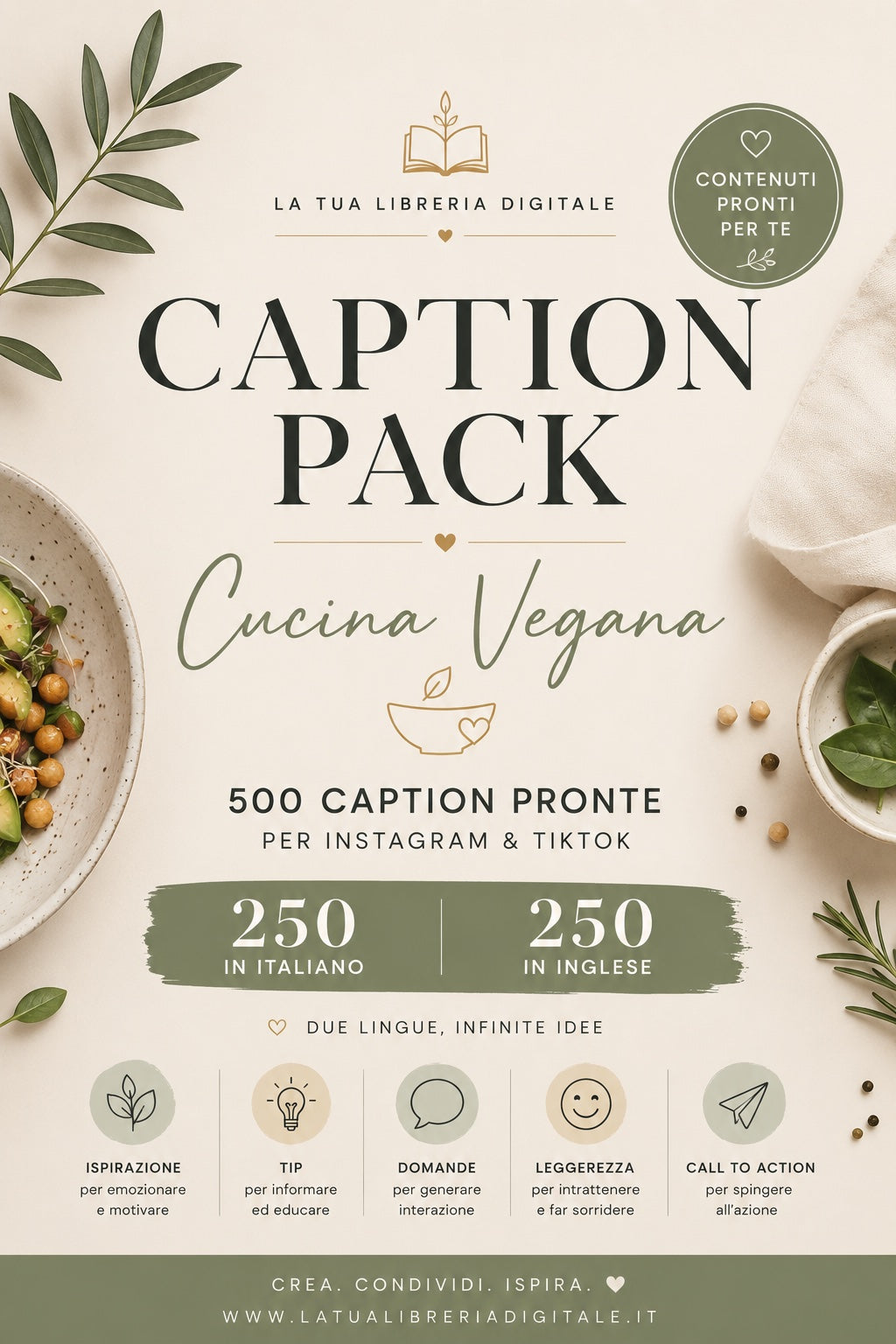 Caption Digitali Cucina Vegana