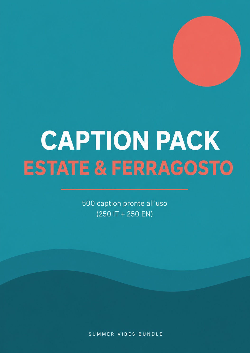 Caption Pack Estate & Ferragosto