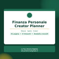 Finanaza personale creator planner