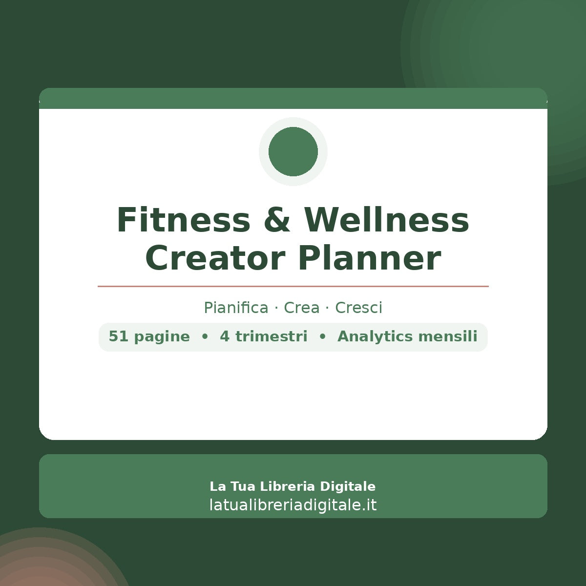 Fitness & Wellness Creator Planner