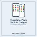 Tech & Gadget – Template Pack per Instagram (50 immagini pronte)
